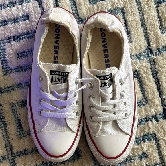 Converse Shoes - Converse Women’s Chuck Taylor All Star Shoreline slip-on White Shoes Size 6.5